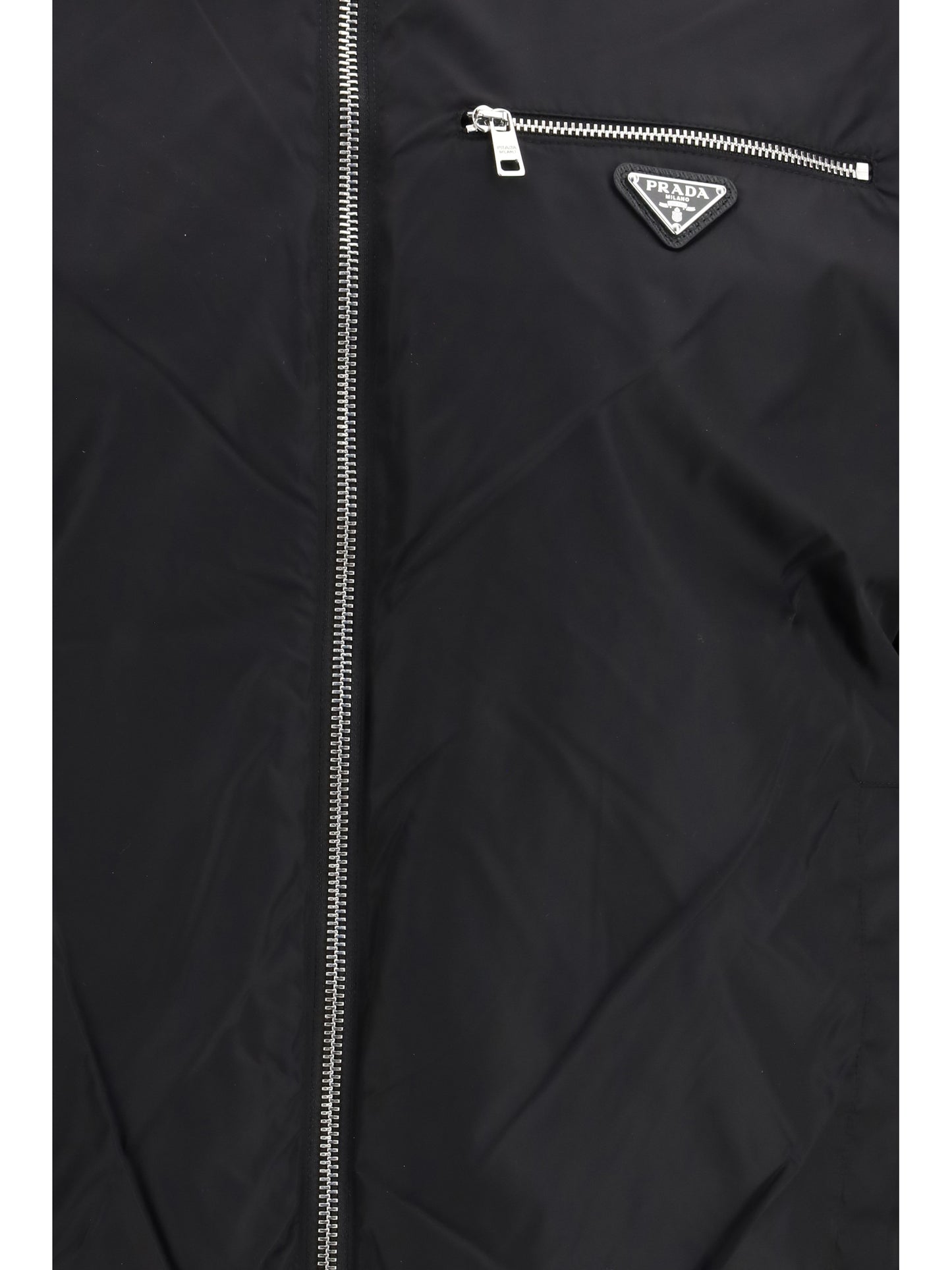 Prada Men Reversible Wool And Re-Nylon Jacket PRADA