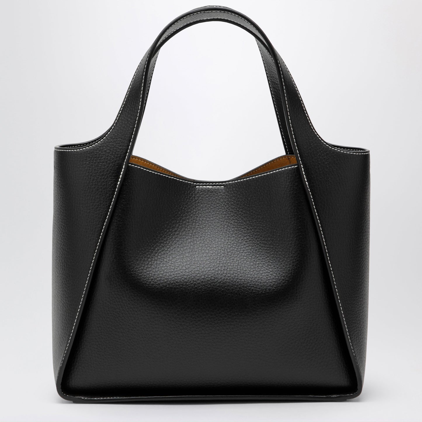 Stella Mccartney Black Medium Stella Logo Bag Women STELLA MCCARTNEY