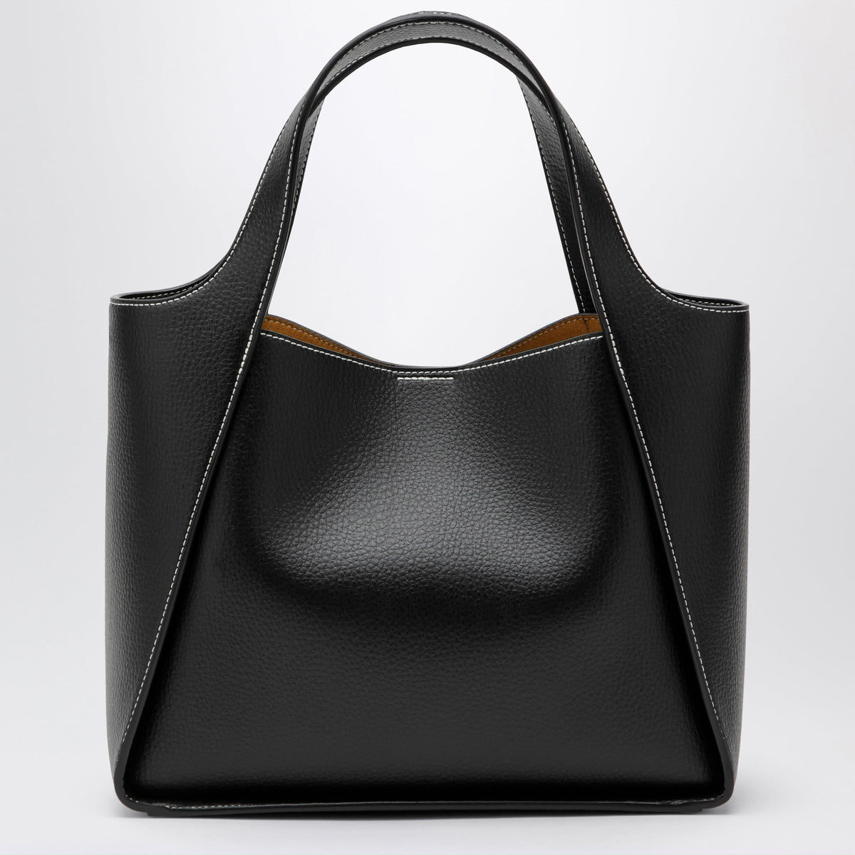 Stella Mccartney Black Medium Stella Logo Bag Women STELLA MCCARTNEY