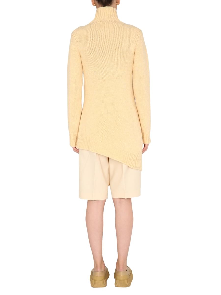 Jil Sander Women Long Asymmetric Sweater JIL SANDER