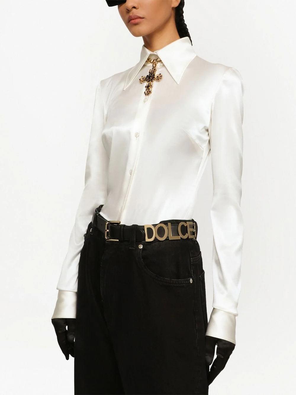Dolce & Gabbana Women Cintura Con Placca Logo DOLCE & GABBANA