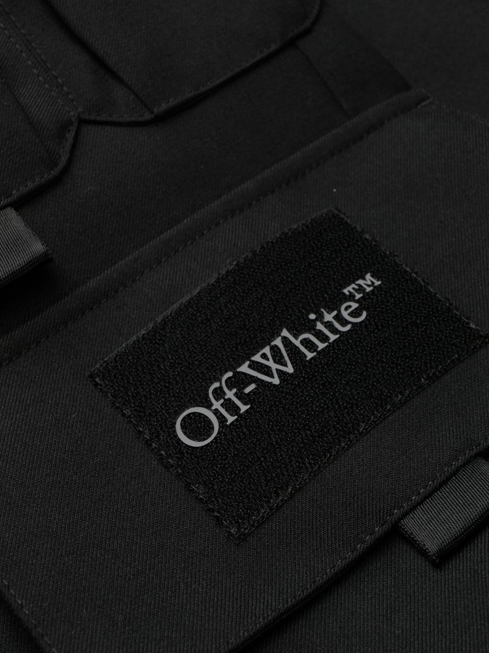 Off-White Women Black Cargo Pants OFF-WHITE