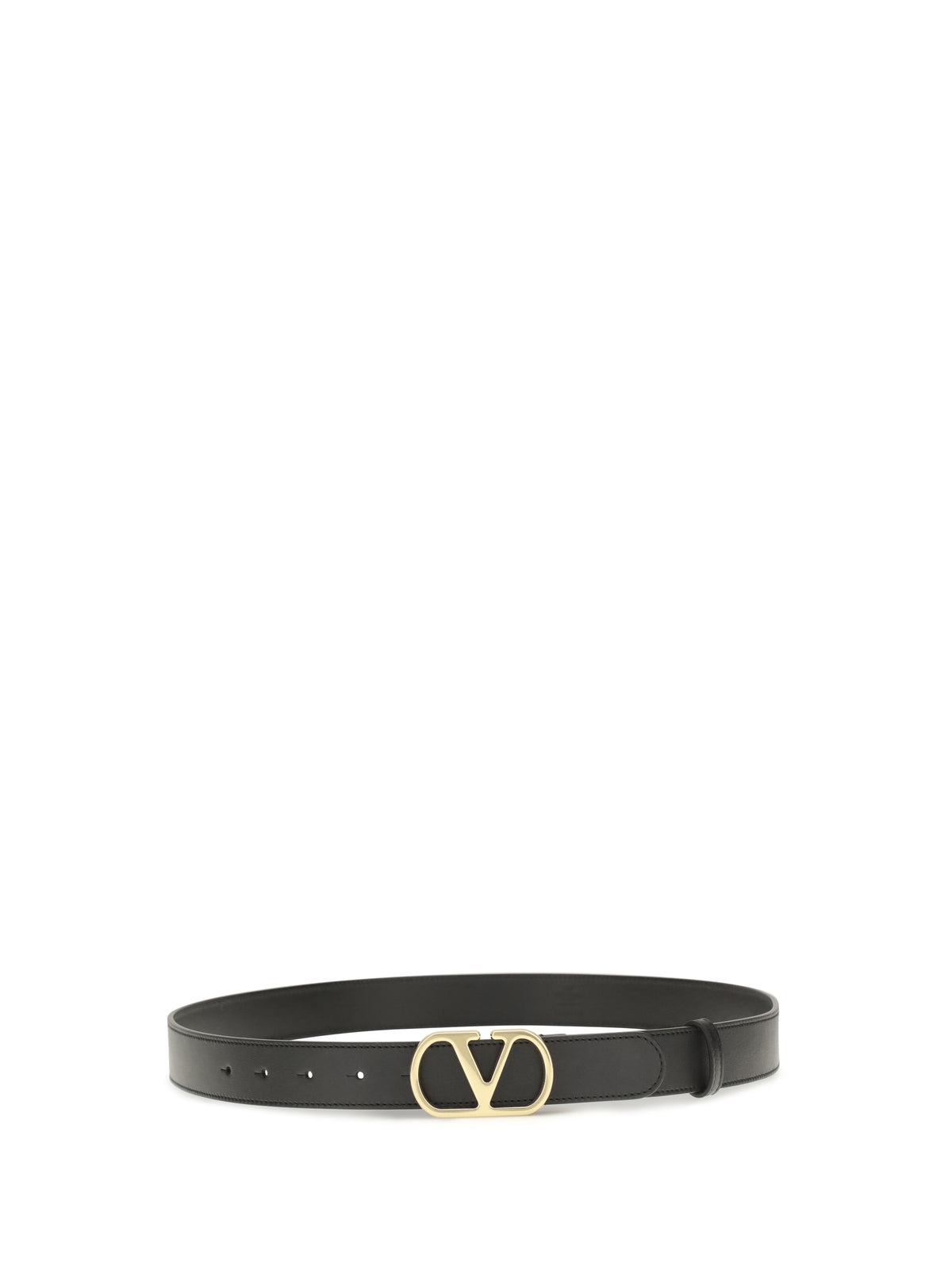 Valentino Garavani Men Vlogo Signature Leather Belt VALENTINO GARAVANI