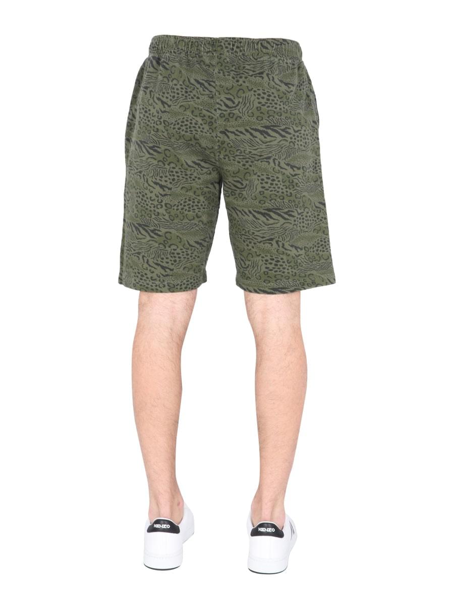 Kenzo Men Kenzo Men Bermuda With Animal Print KENZO