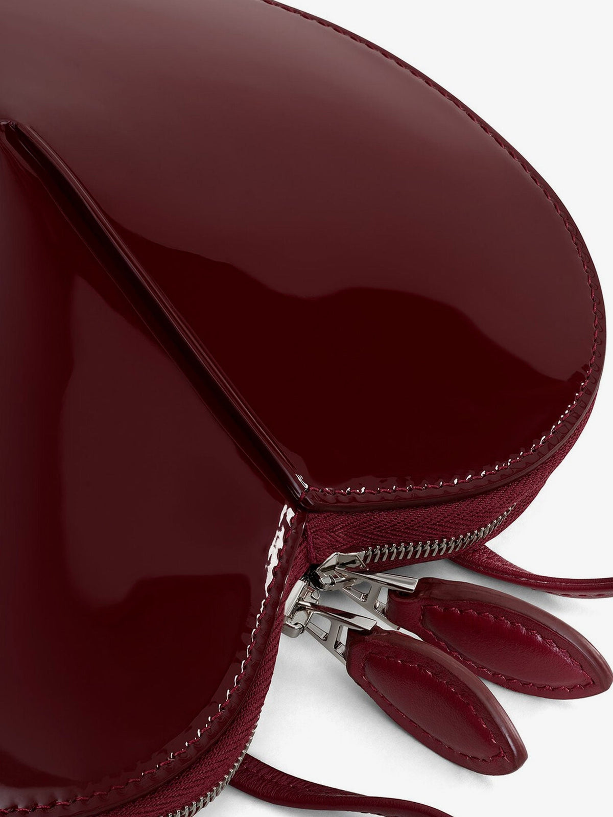 Alaia Women Le Coeur Patent Leather Crossbody Bag ALAIA