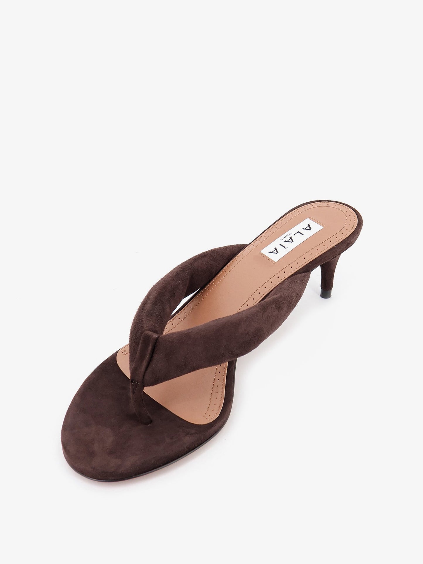 Alaia Women Suede Heeled Sandals ALAIA