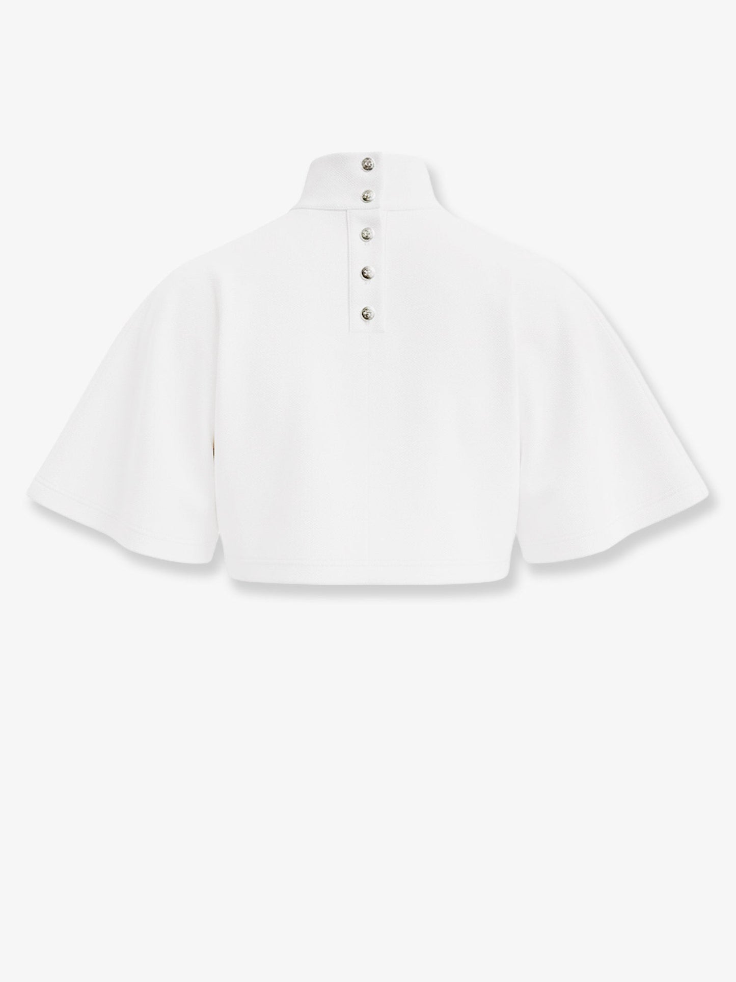 Alaia Women Cotton Crop T-Shirt ALAIA