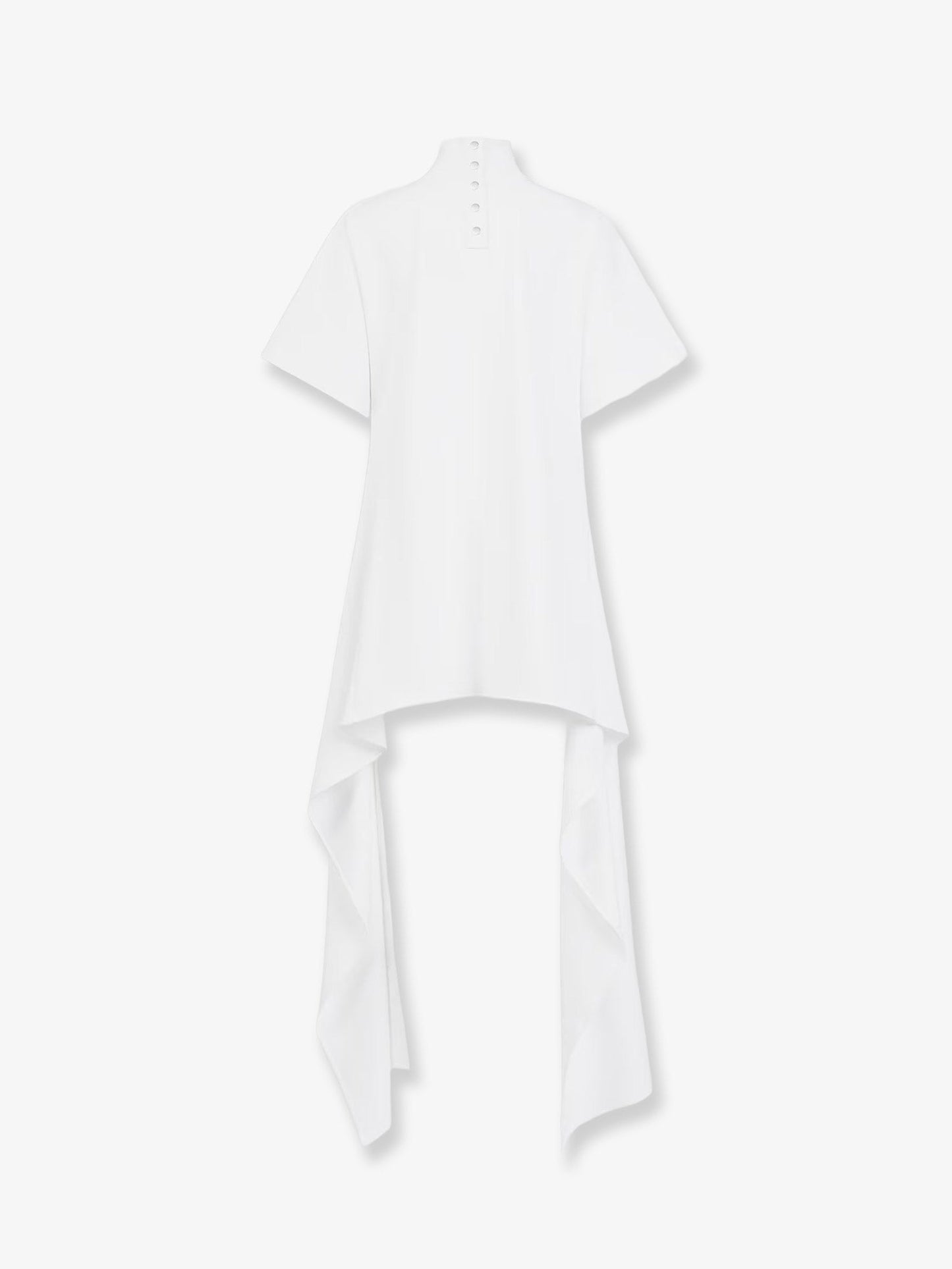 Alaia Women Asym Cotton Blend T-Shirt ALAIA