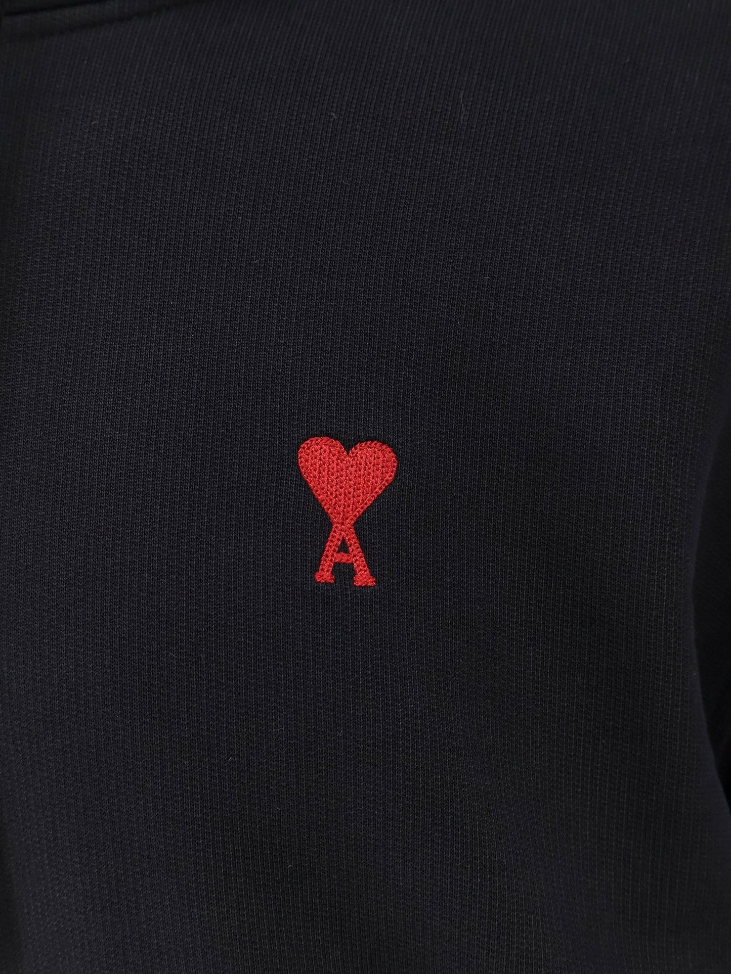 Ami Paris Men Cotton Sweatshirt With Logo Embroidery AMI PARIS