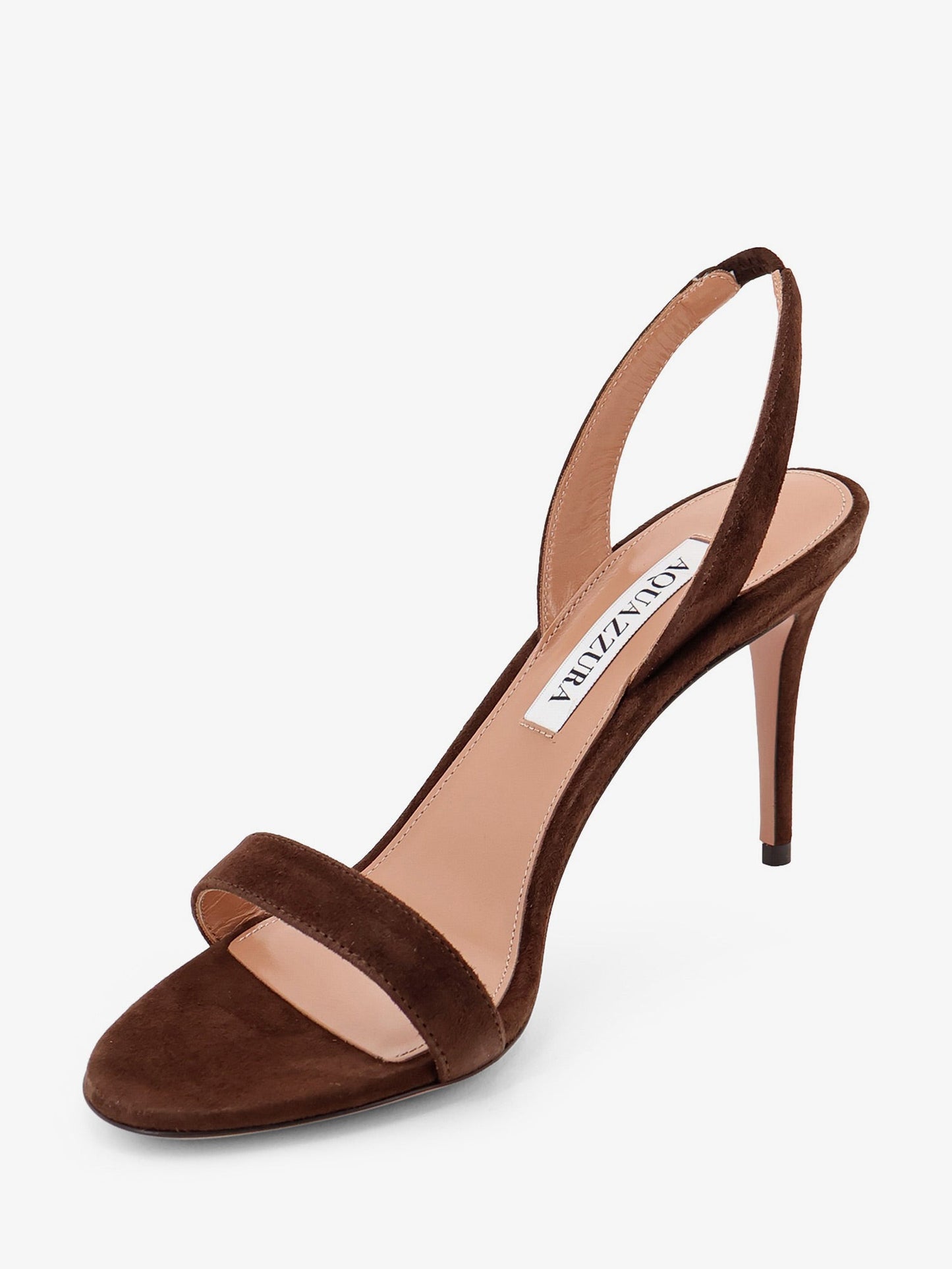 Aquazzura Women So Nude Suede Sandals AQUAZZURA