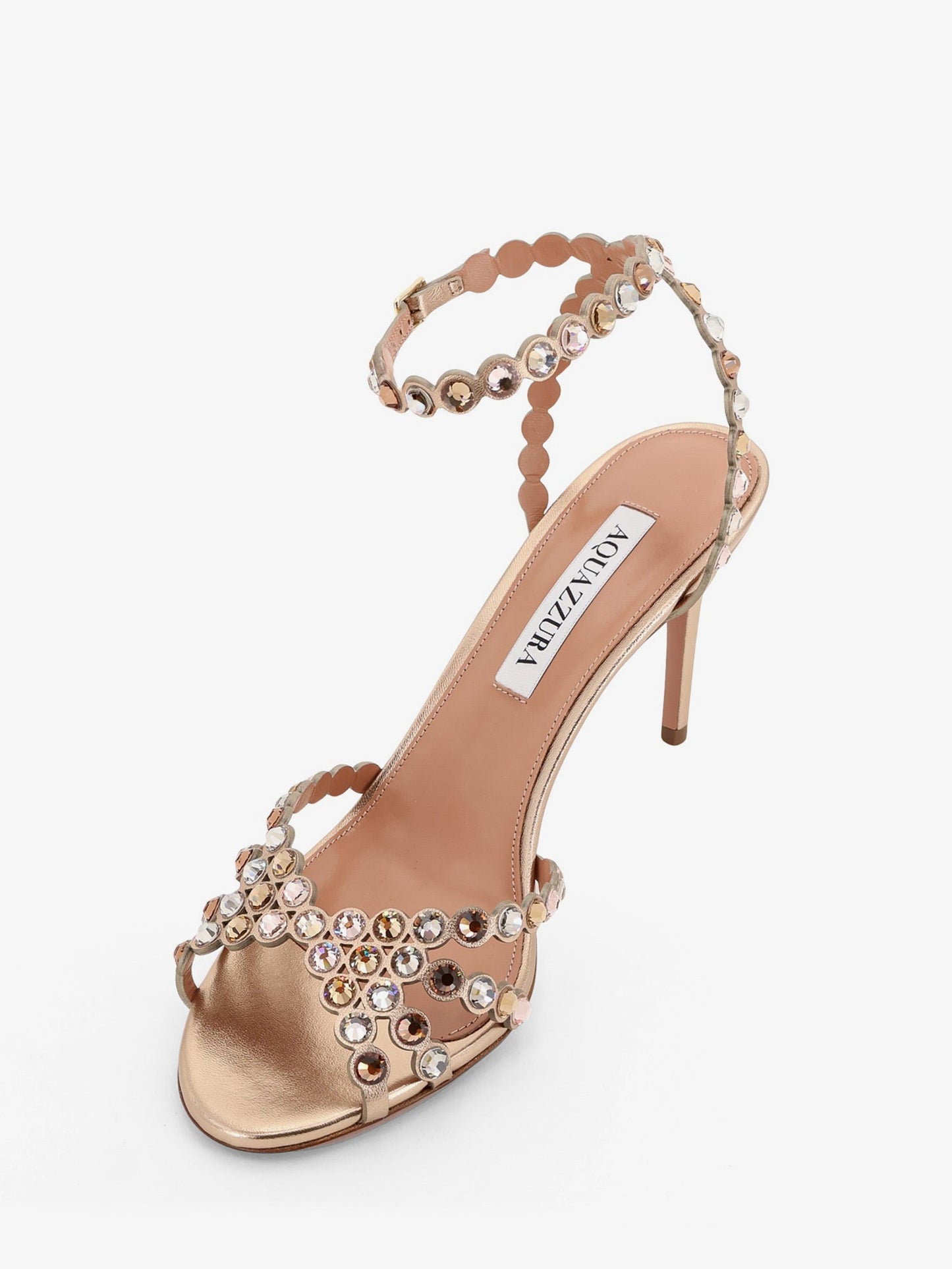 Aquazzura Women Tequila Sandals With Crystal Detail AQUAZZURA