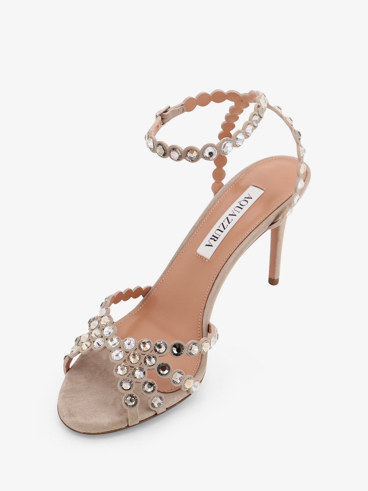 Aquazzura Women Tequila Sandals With Crystal Detail AQUAZZURA