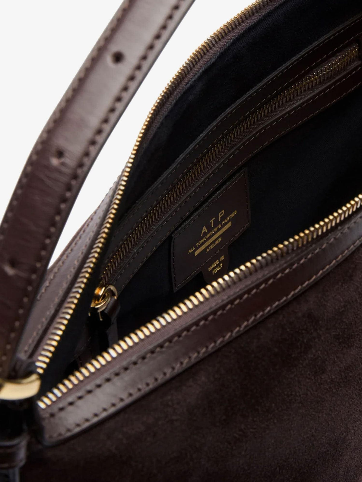 Atp Atelier Women Castellare Suede Shoulder Bag ATP ATELIER