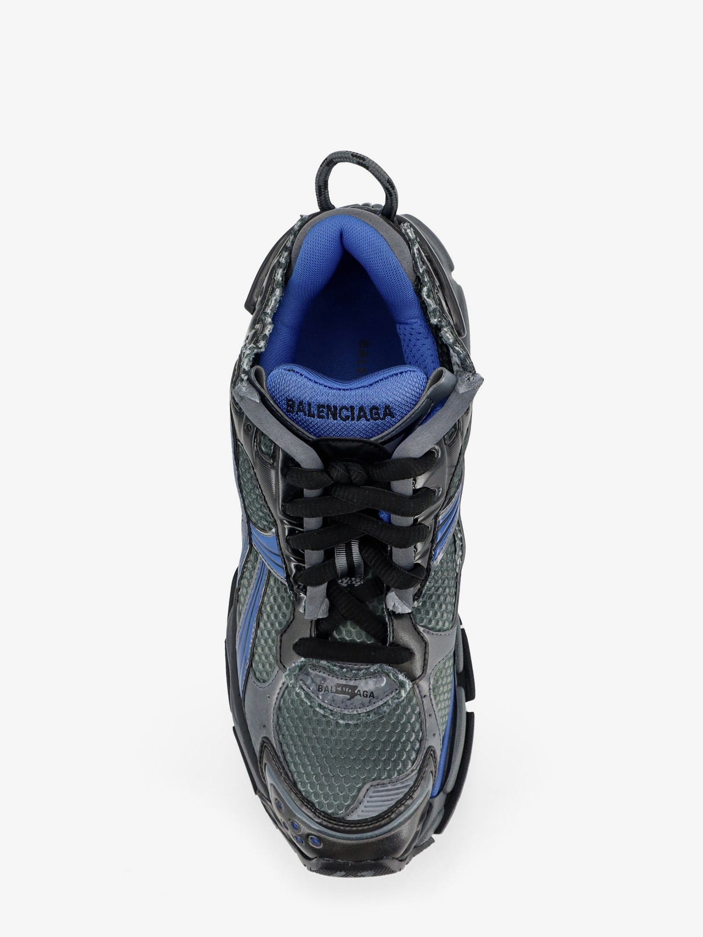 Balenciaga Men Runner Sneakers In Mesh With Contrasting Inserts BALENCIAGA