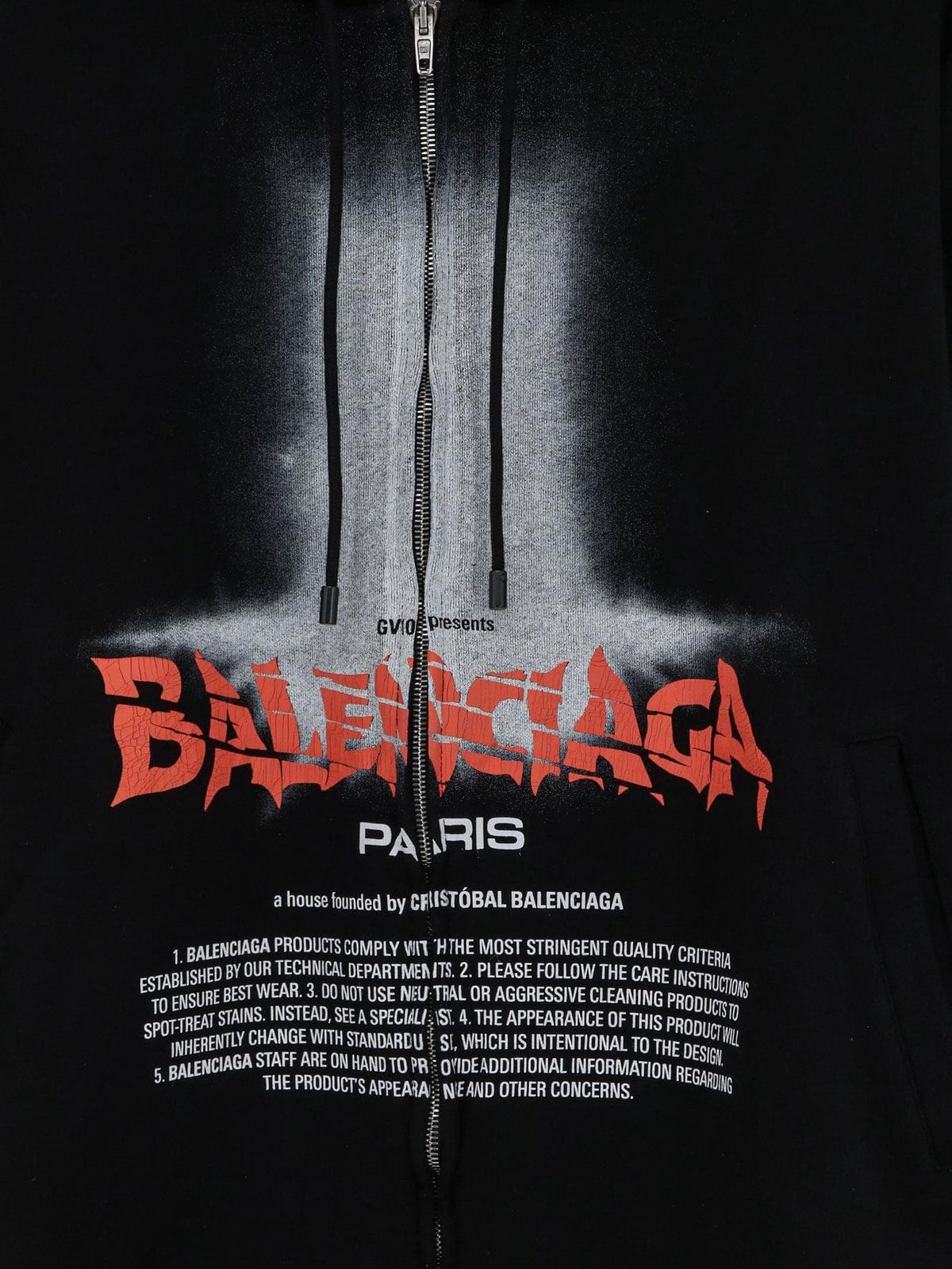 Balenciaga Men The Door Cotton Sweatshirt BALENCIAGA