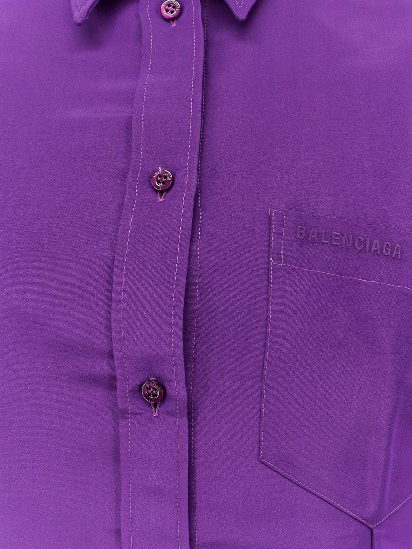 Balenciaga Women Silk Shantung Shirt BALENCIAGA