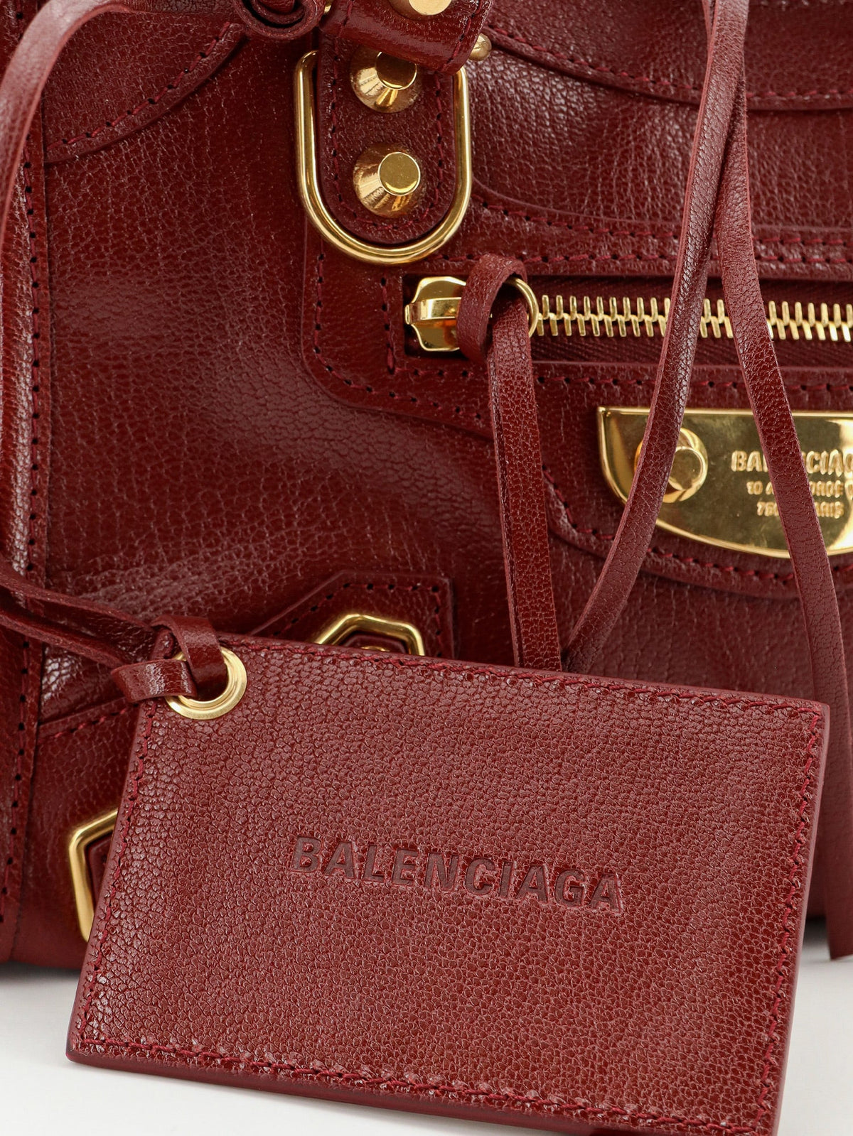Balenciaga Women Le City Uptown Mini Leather Handbag BALENCIAGA