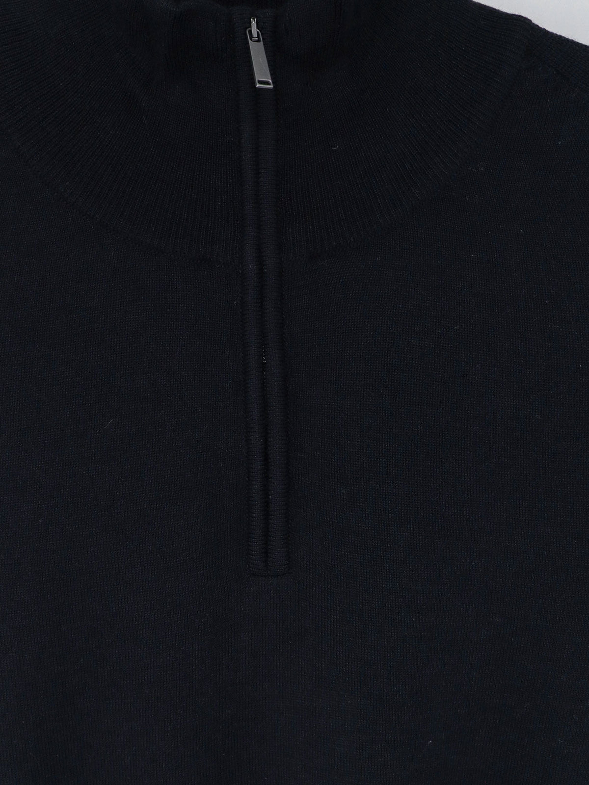 Boss Men Half-Zip Cardigan In Wool, Silk And Cashmere BOSS