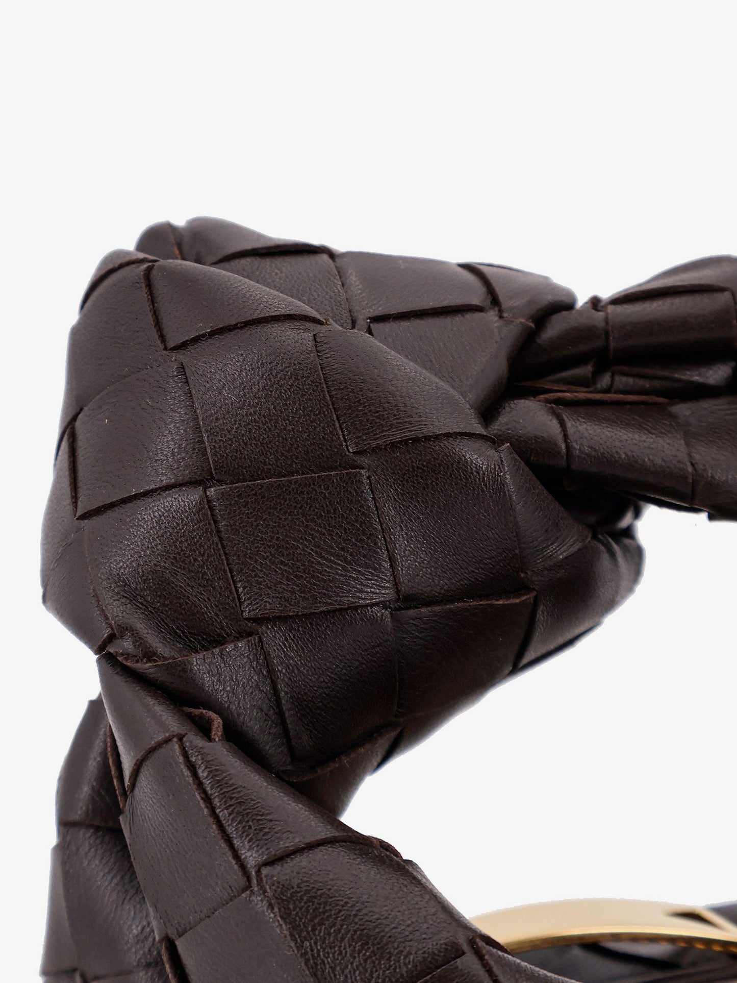 Bottega Veneta Women Mini Jodie Leather Handbag With Intrecciato Motif BOTTEGA VENETA