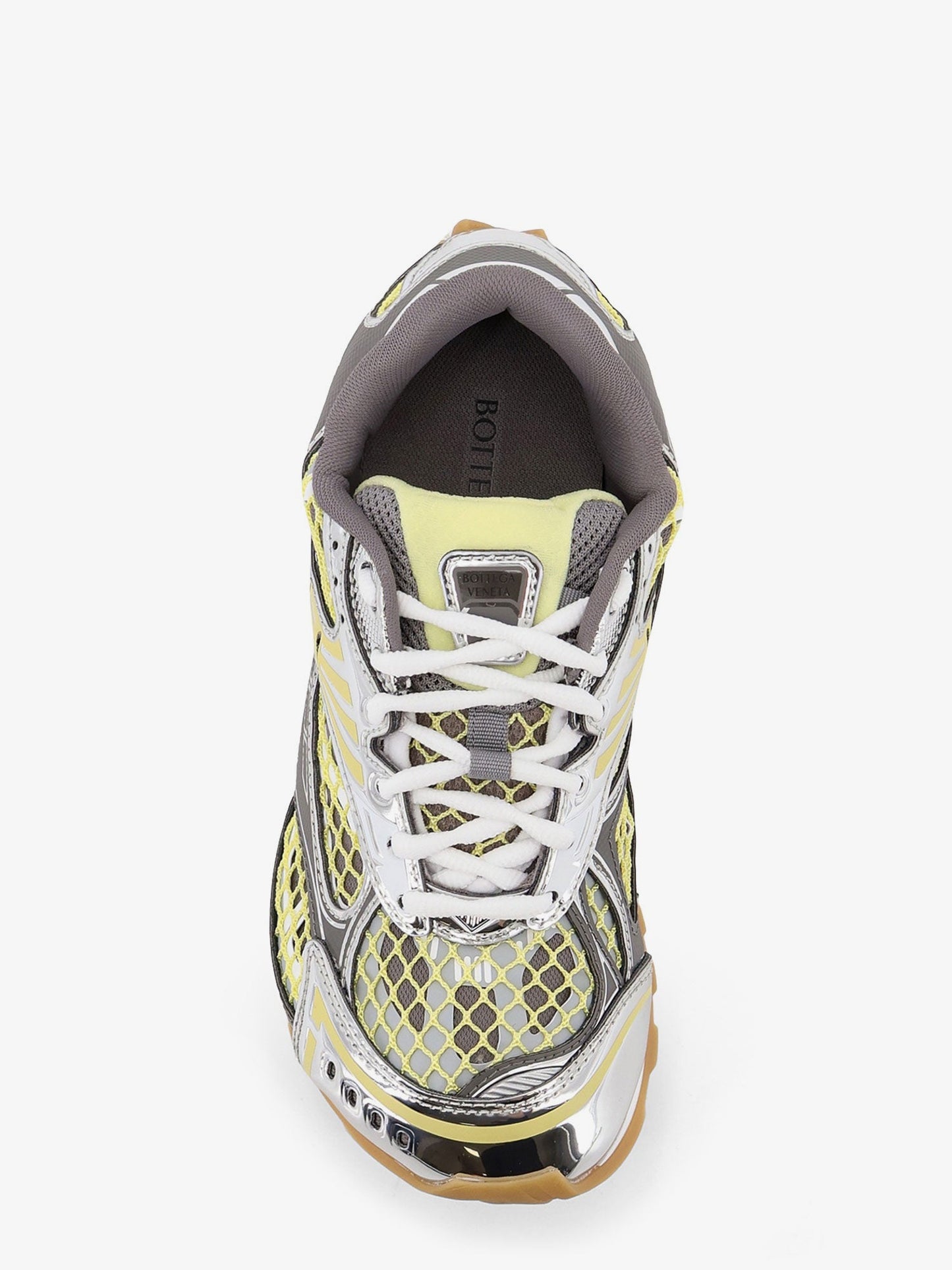 Bottega Veneta Women Orbit Mesh And Leather Sneakers BOTTEGA VENETA