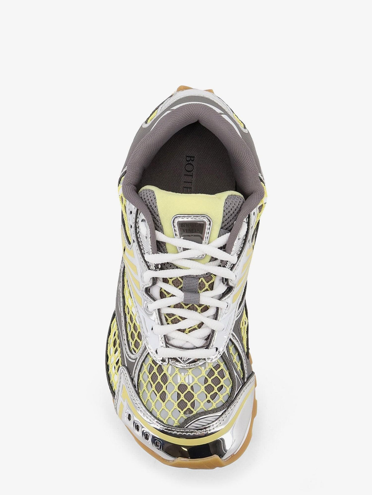 Bottega Veneta Women Orbit Mesh And Leather Sneakers BOTTEGA VENETA
