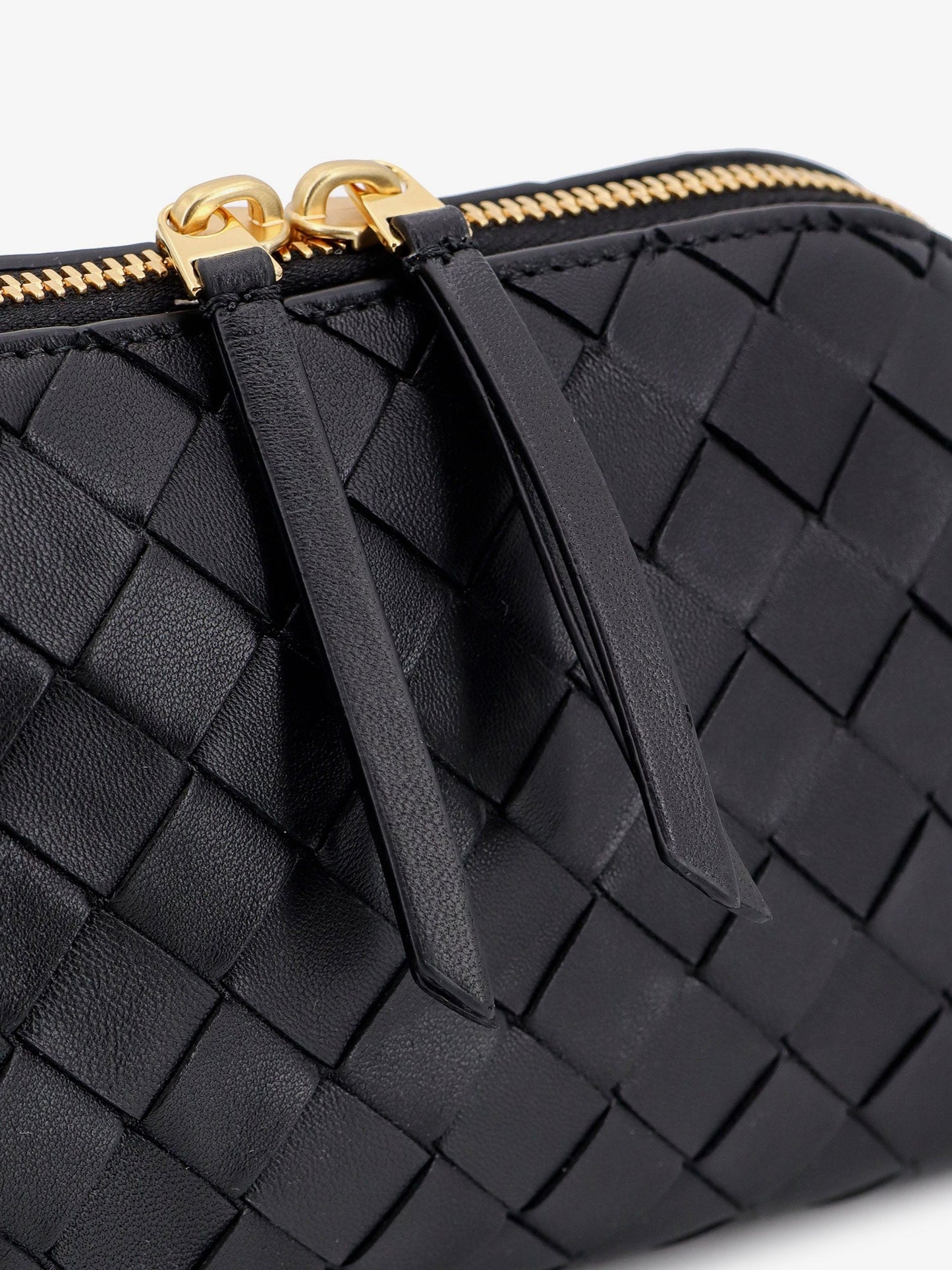 Bottega Veneta Women Concert Pouch Leather Crossbody Bag With Intrecciato Motif BOTTEGA VENETA