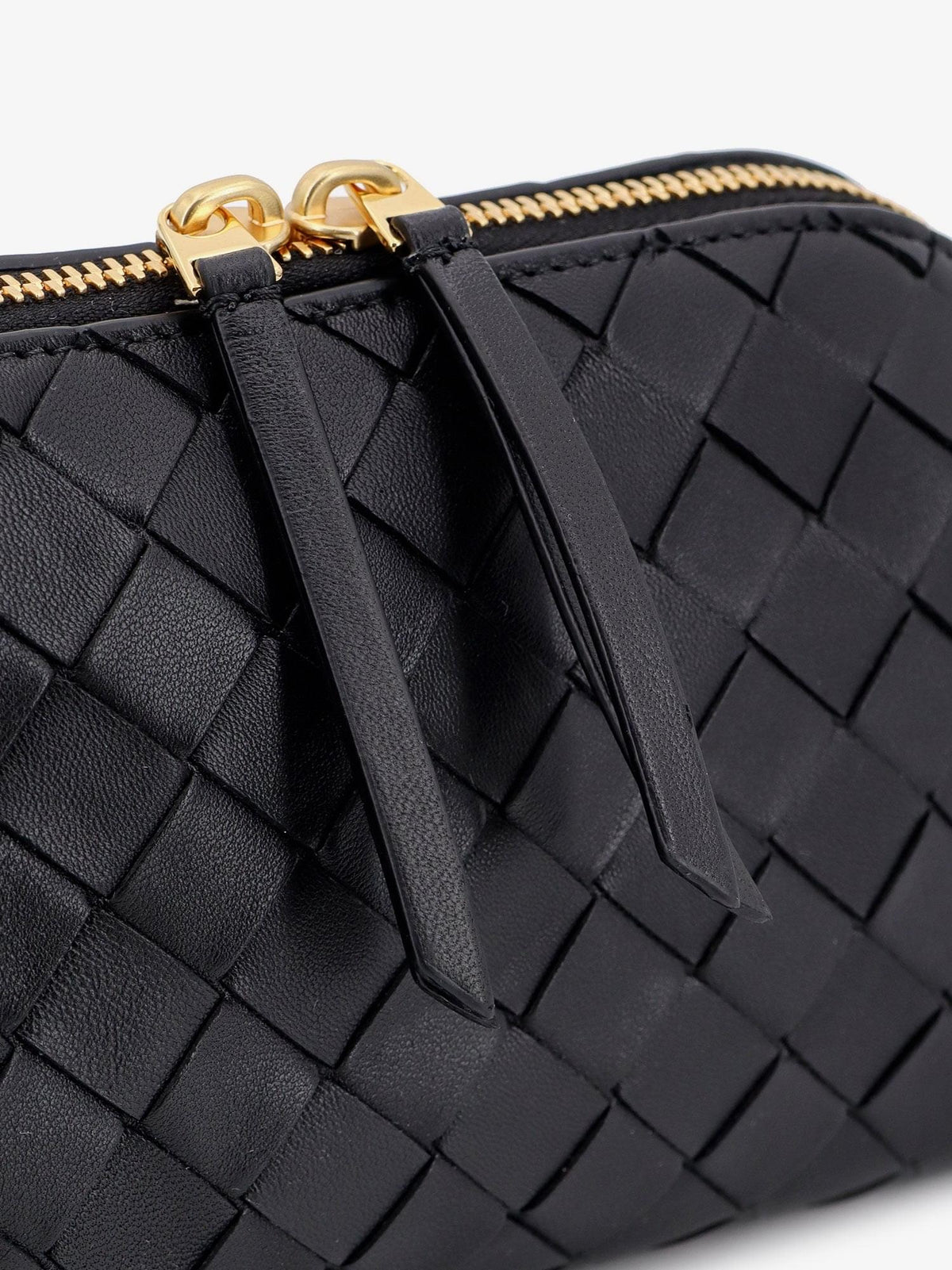 Bottega Veneta Women Concert Pouch Leather Crossbody Bag With Intrecciato Motif BOTTEGA VENETA