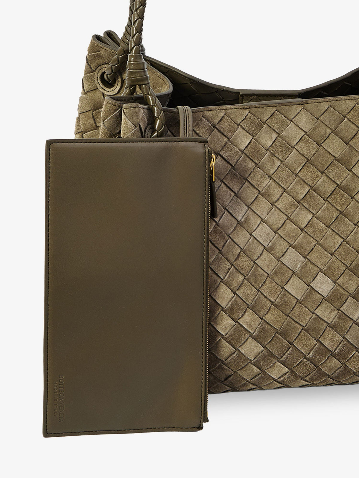 Bottega Veneta Women Parachute Large Suede Shoulder Bag BOTTEGA VENETA