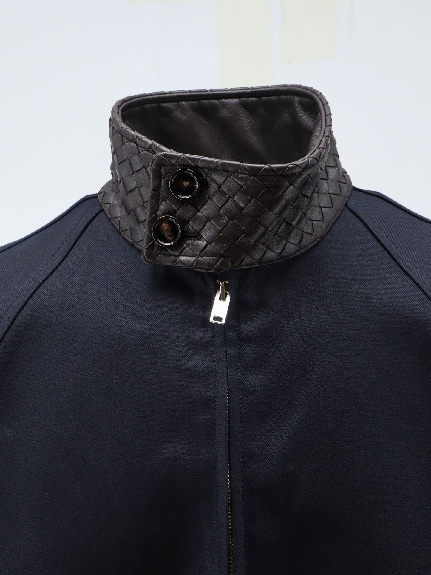 Bottega Veneta Men Harrington Compact Cotton Gabardine Jacket BOTTEGA VENETA