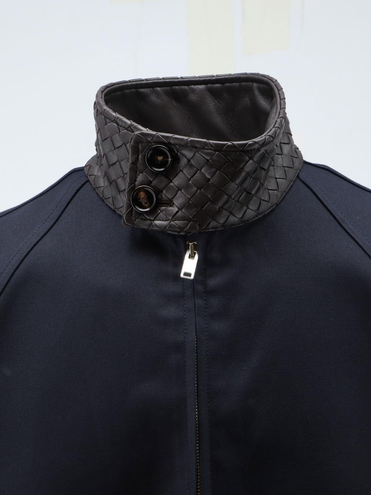 Bottega Veneta Men Harrington Compact Cotton Gabardine Jacket BOTTEGA VENETA