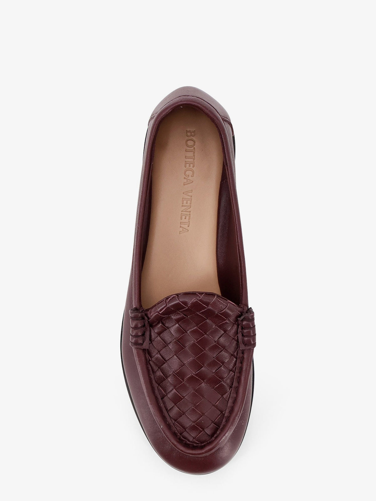 Bottega Veneta Women Silenzio Leather Loafers With Intrecciato Pattern