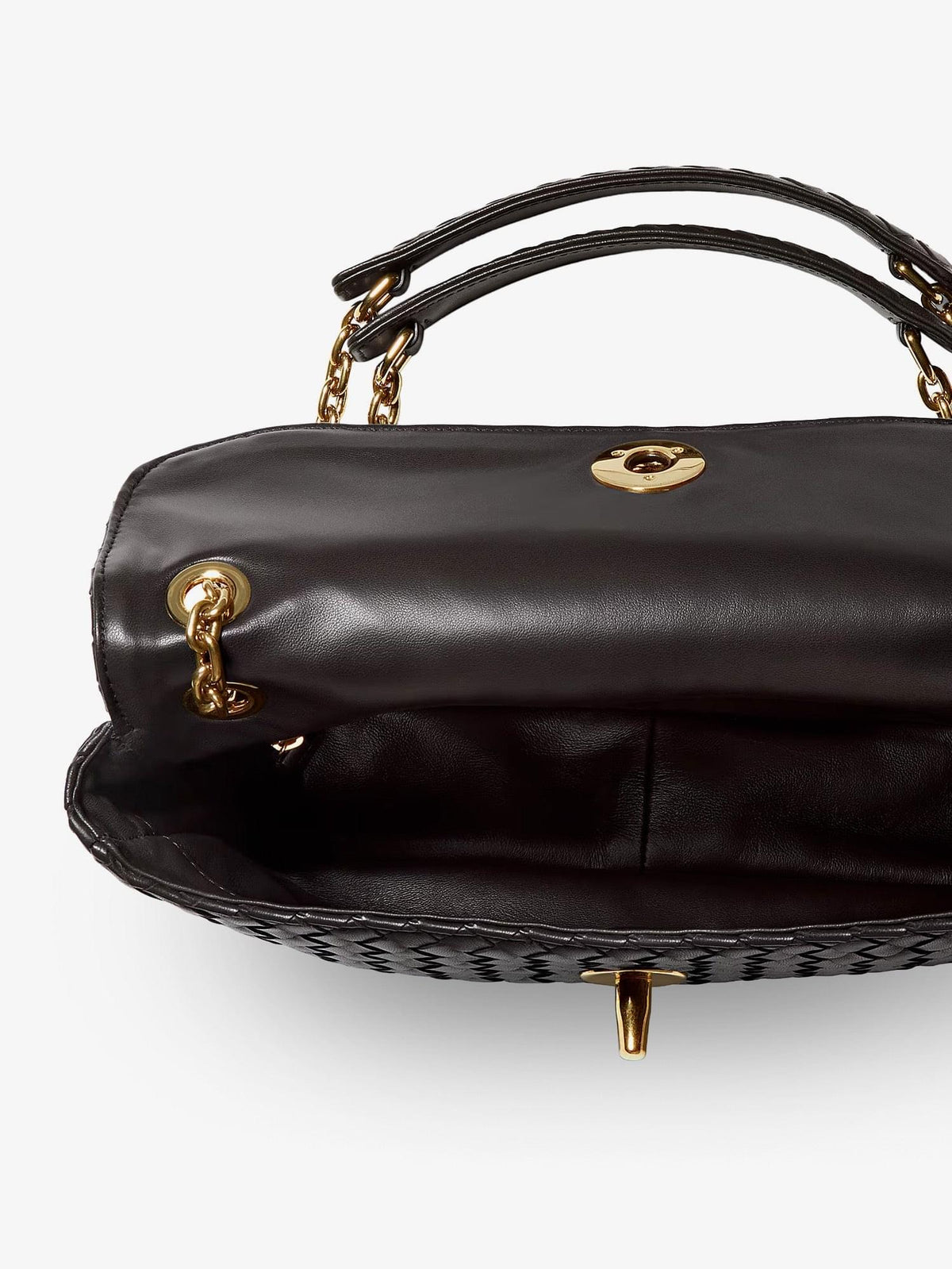 Bottega Veneta Women Madison Leather Shoulder Bag With Knot Detail BOTTEGA VENETA