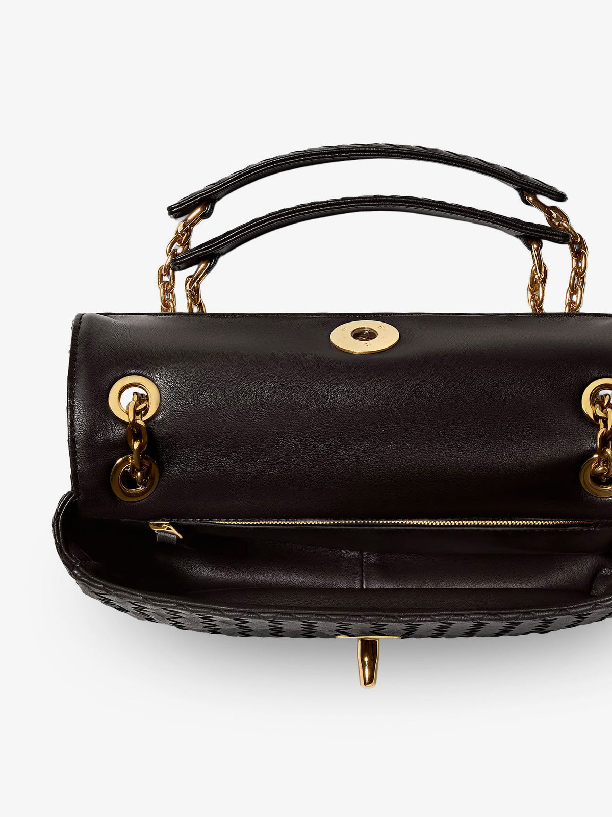 Bottega Veneta Women Madison Leather Crossbody Bag With Intrecciato Motif BOTTEGA VENETA
