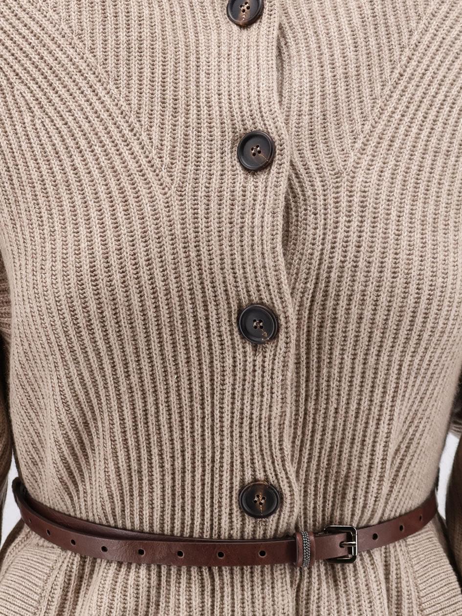 Brunello Cucinelli Women Wool, Cashmere, And Silk Blend Cardigan BRUNELLO CUCINELLI