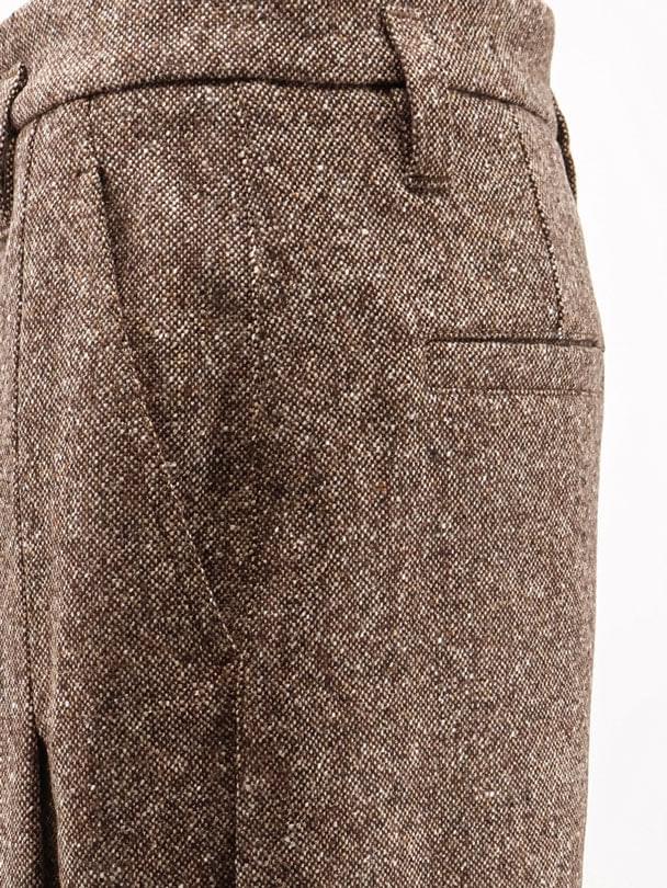Brunello Cucinelli Women Melange Wool Blend Trousers BRUNELLO CUCINELLI