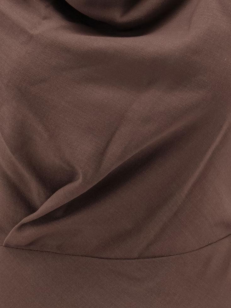 Brunello Cucinelli Women Flared Twill Fluid Virgin Wool Dress BRUNELLO CUCINELLI