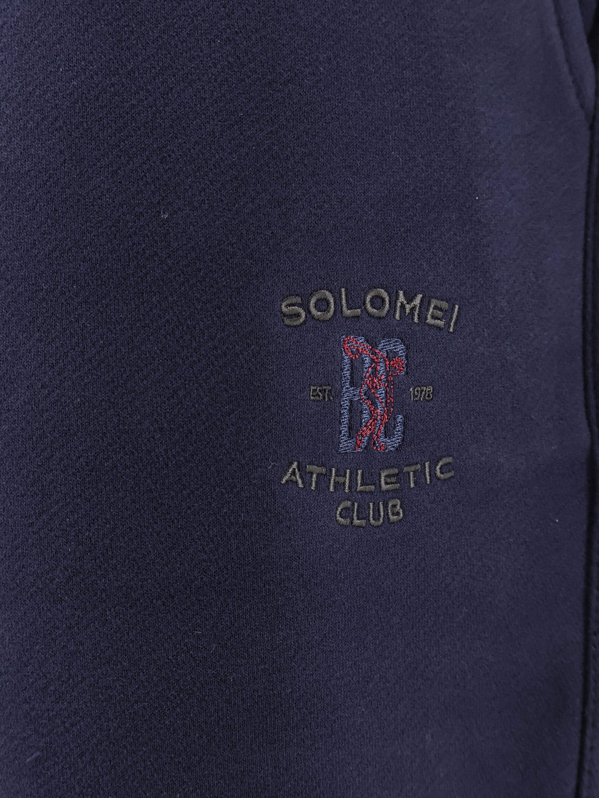 Brunello Cucinelli Men Cotton Sweatpants With Embroidery BRUNELLO CUCINELLI