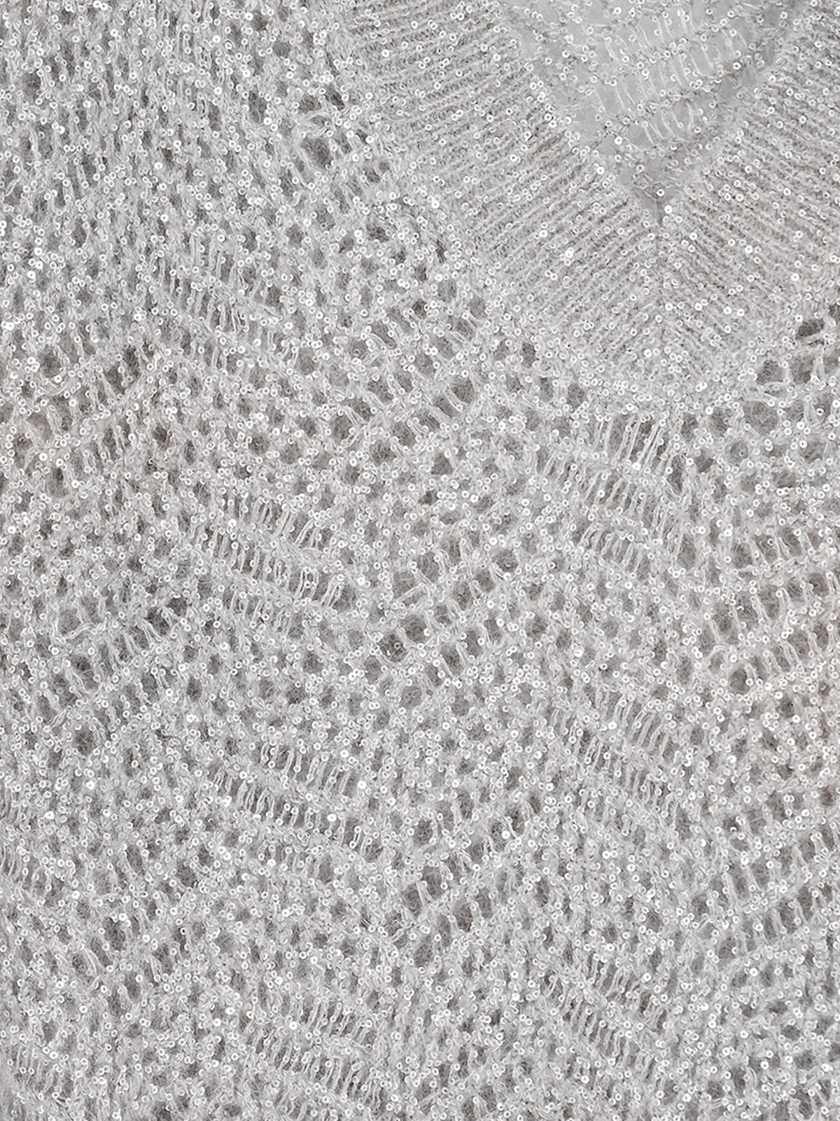 Brunello Cucinelli Women Mohair Blend Sweater With Dazzling Pattern BRUNELLO CUCINELLI