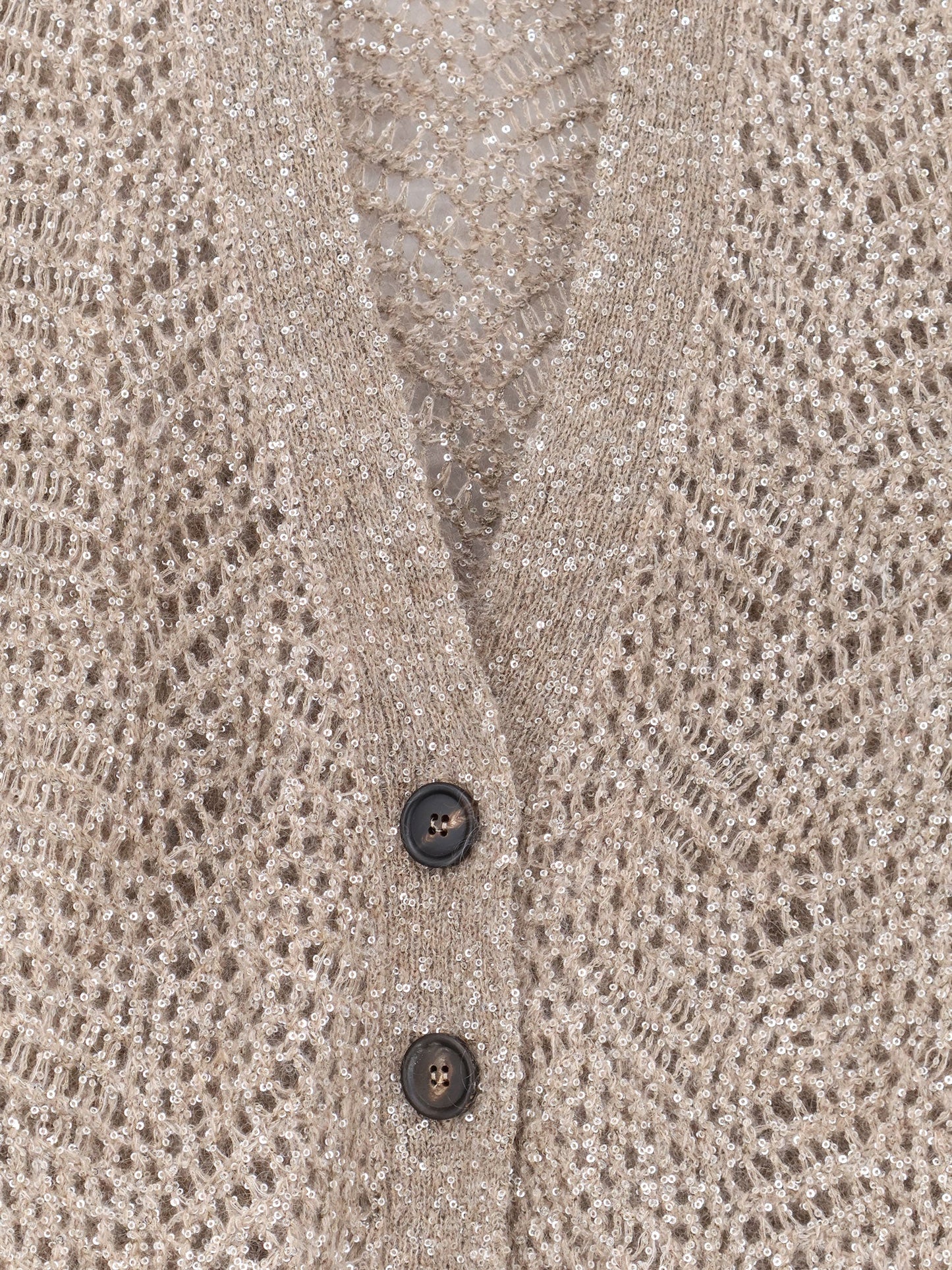 Brunello Cucinelli Women Mohair Blend Cardigan With Iconic Dazzling Motif BRUNELLO CUCINELLI