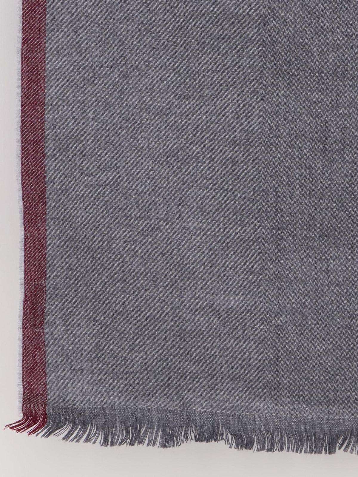 Brunello Cucinelli Men Wool And Cashmere Scarf BRUNELLO CUCINELLI