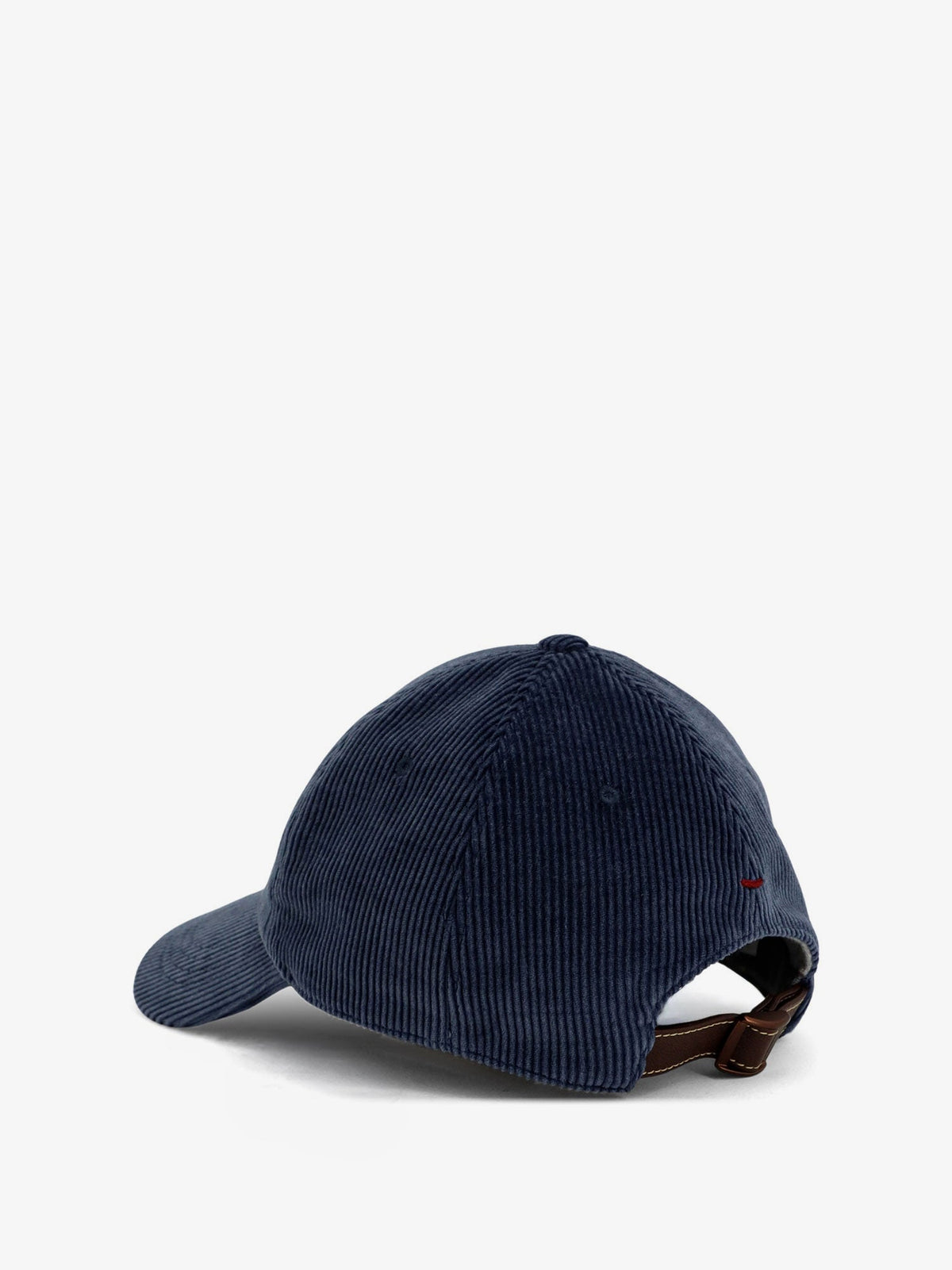 Brunello Cucinelli Men Corduroy Hat With Embroidered Logo BRUNELLO CUCINELLI