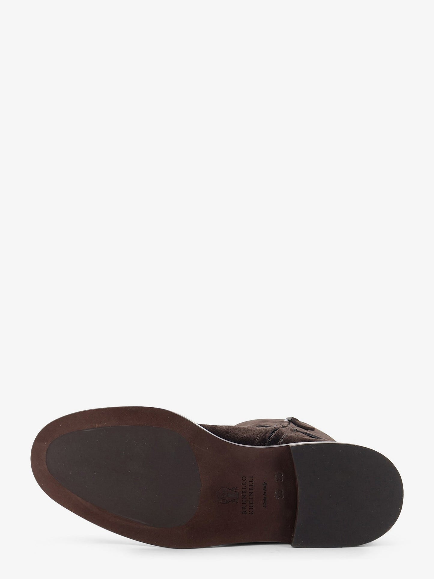 Brunello Cucinelli Women Precious Strap Suede Boots BRUNELLO CUCINELLI