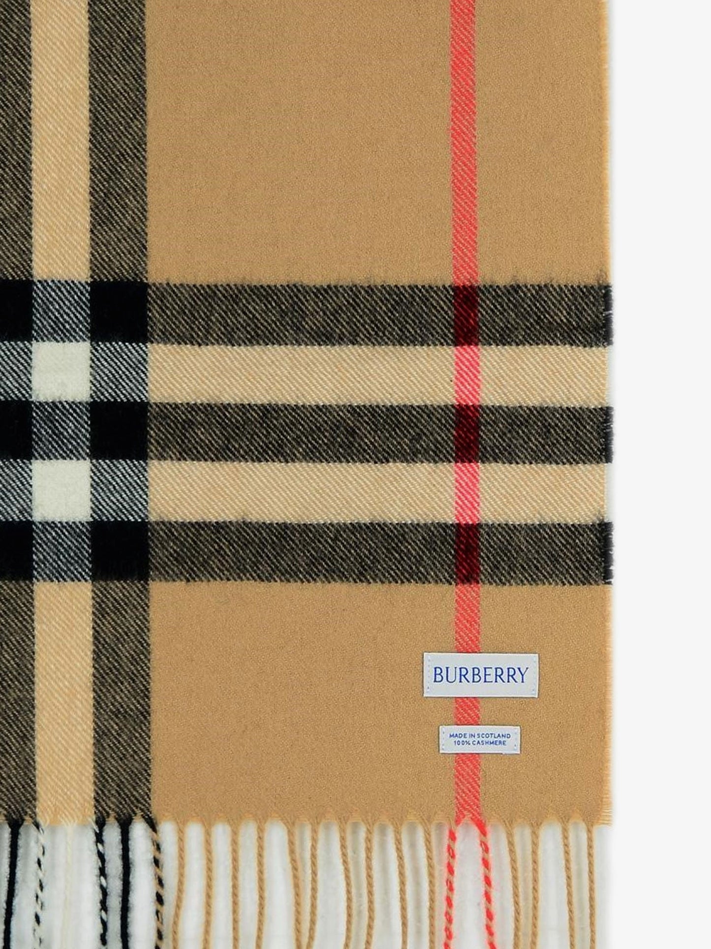 Burberry Unisex Cashmere Scarf BURBERRY