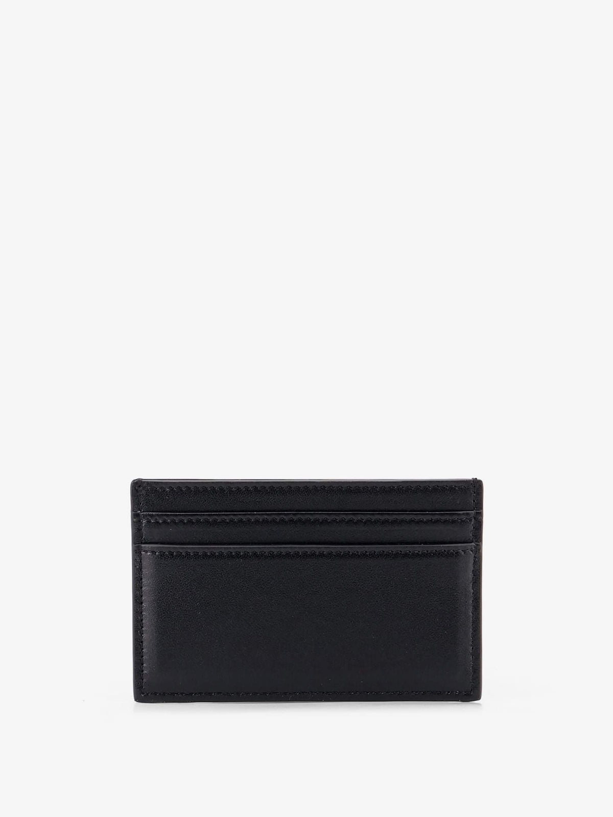 Celine Men Leather Card Holder With Front Logo Print CELINE