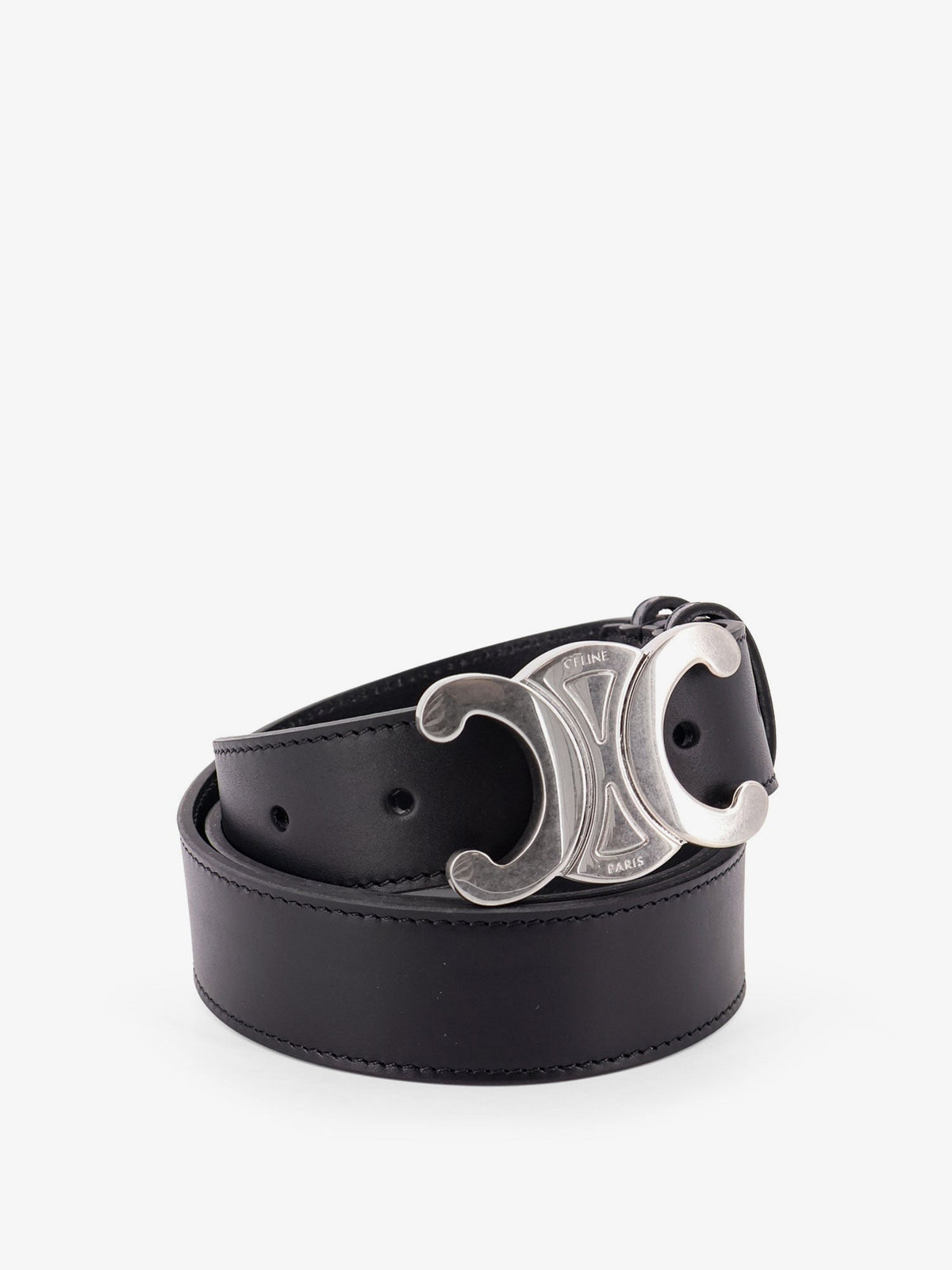 Celine Men Triomphe Leather Belt CELINE