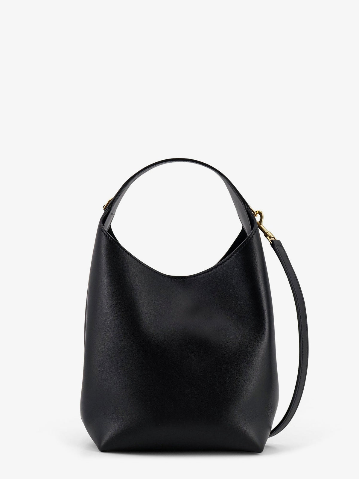 Celine Women Leather Shoulder Bag With Logo Lettering On The Bottom CELINE