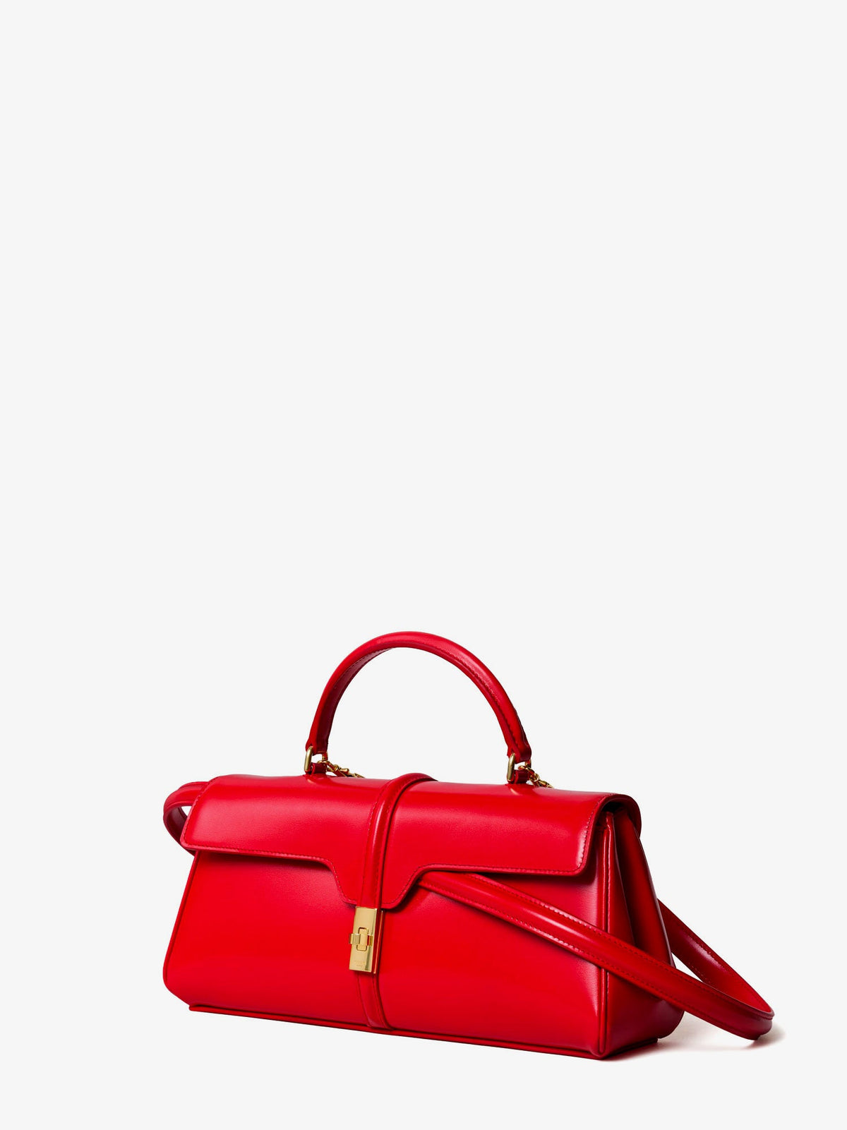 Celine Women 16 East-West Handbag In Satin Calfskin CELINE