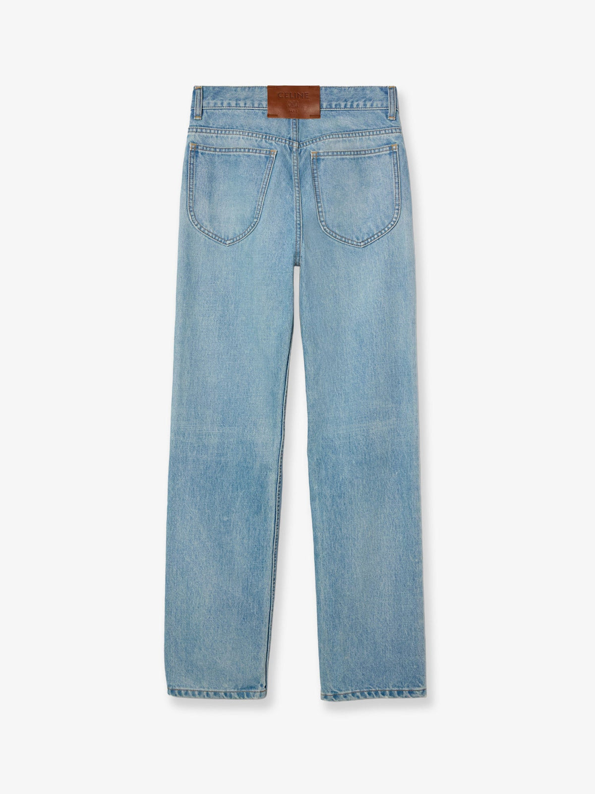 Celine Women Straight 001 Cotton Denim Jeans CELINE