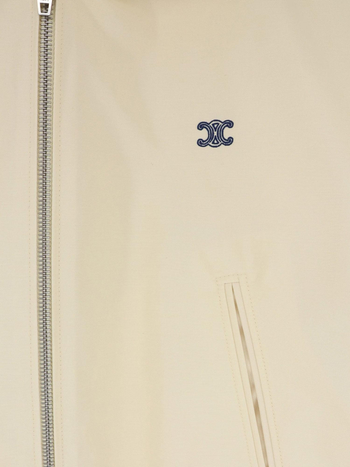 Celine Women Cotton Blend Jacket With Logo CELINE