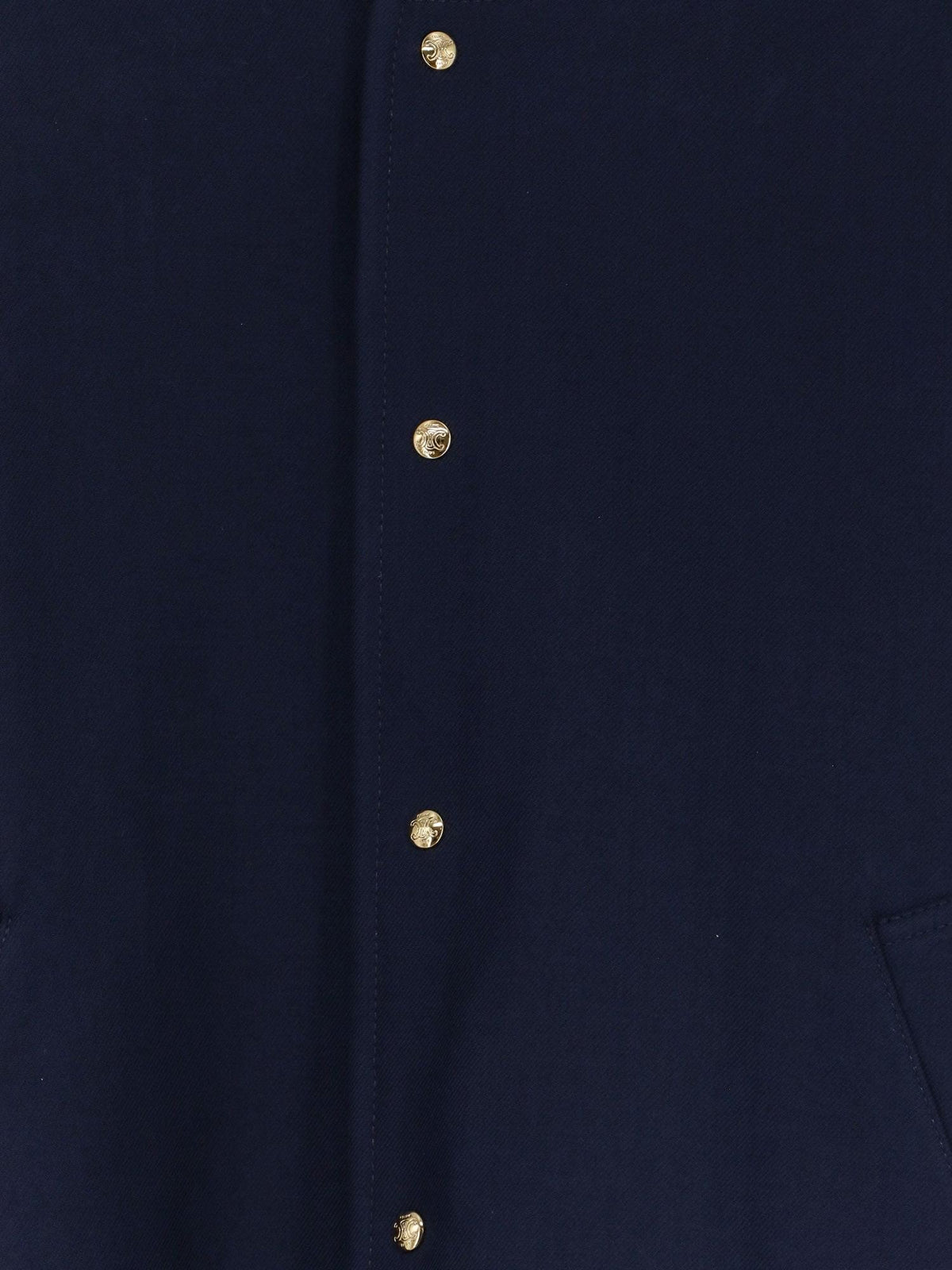 Celine Women Cotton Blazer With Printed Lining CELINE